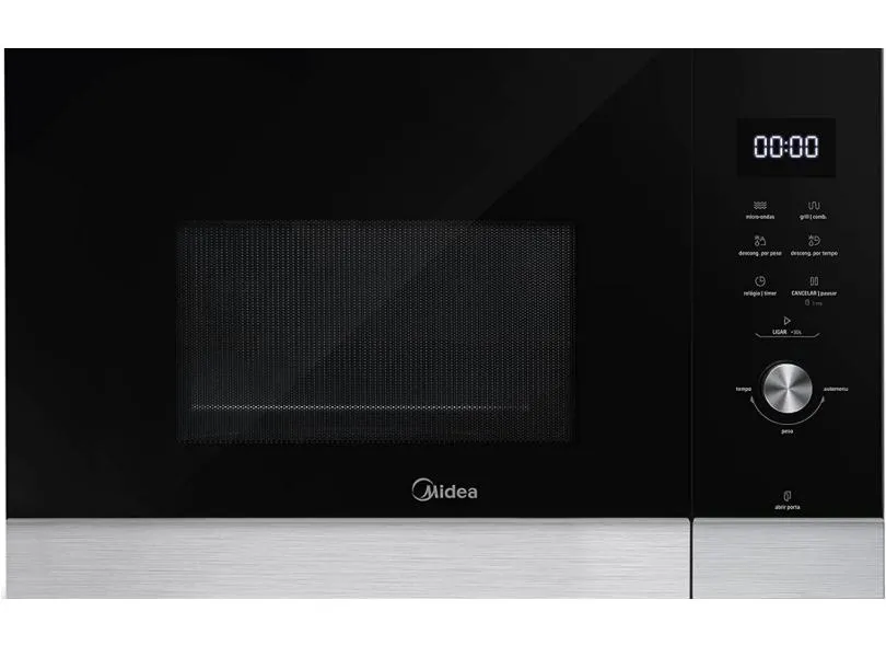 Micro-ondas de Embutir Midea 25 Litros MGA30P2 Inox