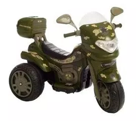 Moto Elétrica Sprint Turbo Militar 12V C/Capacete 672 - BIEME