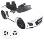 Mini Carro Elétrico Infantil Criança 12V Audi R8 Spyder Controle Remoto Motorizado Brinqway BW-123