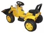 Mini Carro Trator Escavadeira Elétrico 6V Infantil Criança Bateria Brinqway BW-081 Bivolt