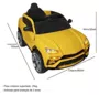 Mini Carro Elétrico Infantil Esportivo Importway BW029  com Controle Remoto