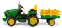 Mini Trator Elétrico Infantil Peg-Pérego John Deere Ground Force W/Trailer - EL 12V - Verde