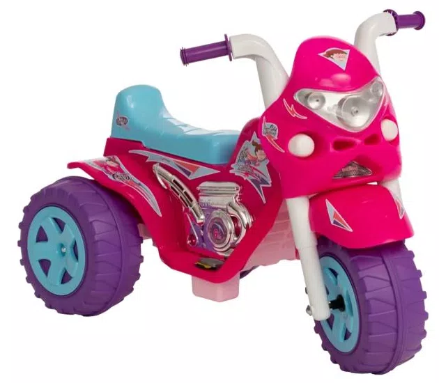 Carrinho de Passeio Elétrico Triciclo GP Raptor - Biemme - Super Girl