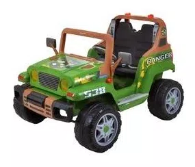 Mini Carro Elétrico Infantil Peg-Pérego Ranger 538 - EL 12V - Verde