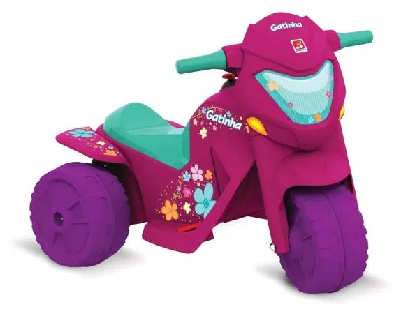 Mini Moto Elétrica Infantil BanMoto  - 6V - Até 21 Kg - Bandeirante