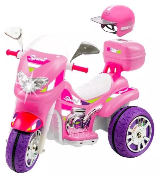 Moto Elétrica Infantil Sprint Turbo Pink 12v - Biemme