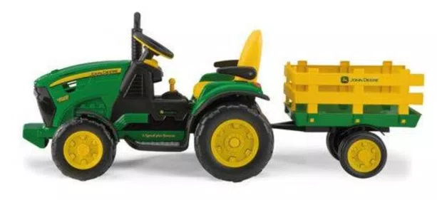 Trator Eletrico John Deere Ground Force Wtrailer 12v