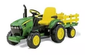 Mini Veiculo Elétrico John Deere Ground Force 12V-Burigotto - Verde / 