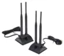 2 X Antena Base Magnética Para Wifi Sem Fio Roteador Móvel Hotspot Banda Dupla