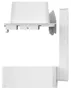 Linkys Velop Mesh Router Wall Mount (Suporte de nó para velop whole home mesh WiFi System, Router Holder, Router Bracket) Encaixa ac dual-band/tri-band velop models