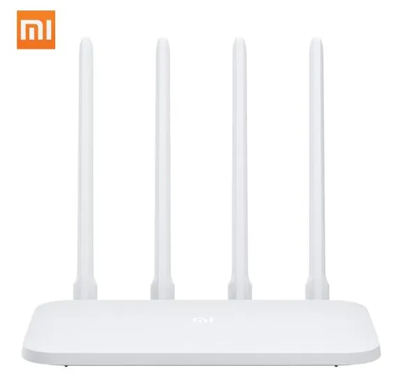 Original Xiaomi Mi wifi Router 4C 64 ram 802.11 b / g / n 2.4GHz 300Mbps 4 antenas inteligentes Controle app Roteadores sem fio Repetidor de rede Extender para Home Office 