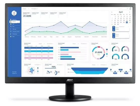 Monitor LED 23,6 " AOC Full HD M2470SWH2