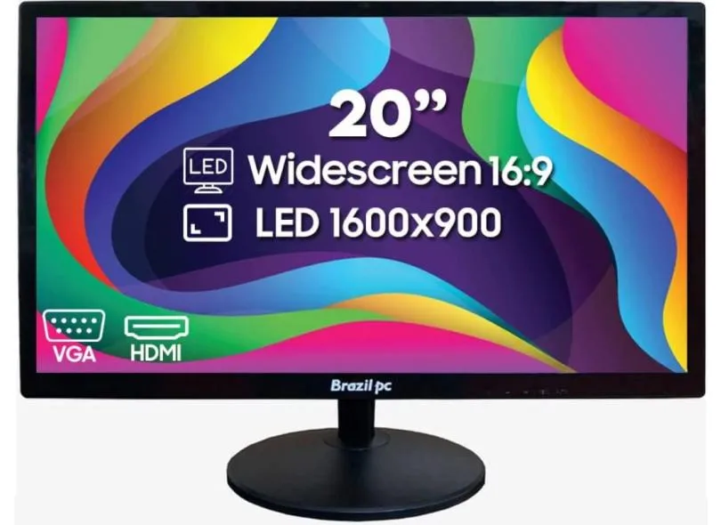 Monitor LED 20 " Brazil Pc HD 20BPC-KAN