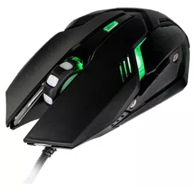 Mouse Gamer Arbor 2400 DPI com Led Verde - Mymax