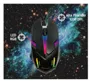 Mouse Gamer Aderente Claw Para Jogos Computador fps rgb 1200 dpi