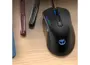 Mouse para jogos com fio Mouse ergonômico 3200DPI 4 níveis de dpi ajustáveis 7 botões programáveis 6 cores  claro respiratório