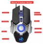 Mecânico Definir o Jogo Mouse USB com fio 6400Dpi ajustável para pc