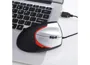 Mouse vertical com fio ergonômico óptico de 3 teclas para jogos mouse vertical para pc / laptop