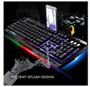 G700 jogo Luminous USB Wired Mouse e teclado terno com luzes LED arco-ªris