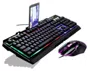 G700 jogo Luminous USB Wired Mouse e teclado terno com luzes LED arco-ªris