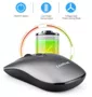 Mouse de computador sem fio recarregável LeadsaiL, 2.4G Portátil Slim Cordless Mouse Less Noise para Laptop Optical Mouse com 5 níveis de DPI ajustáveis Mouse USB para laptop, deskbtop, MacBook