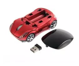 Receptor USB ajustável 1000dpi sem fio Car Optical Gaming Mouse para pc +