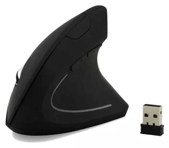 Mouse vertical ergonômico para escritório mouse vertical mouse sem fio