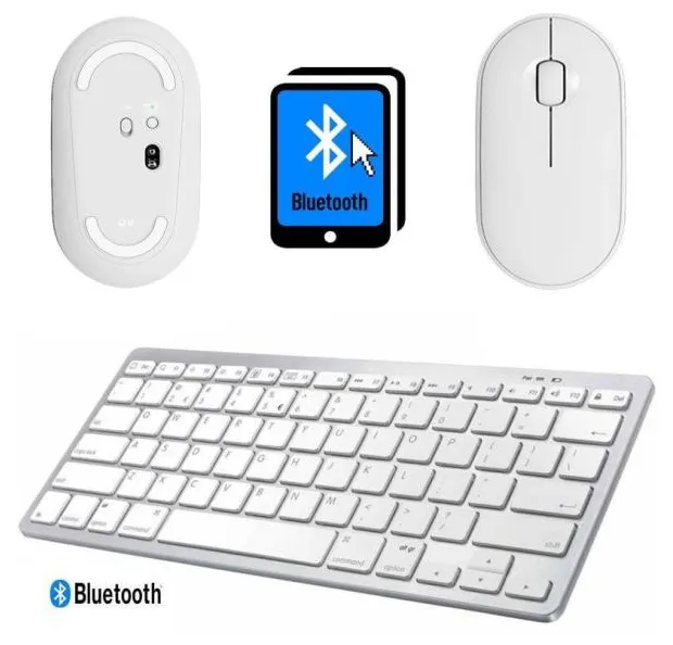 Mouse E Teclado Bluetooth Para Galaxy Tab A S Pen 8.0 P205/P200 