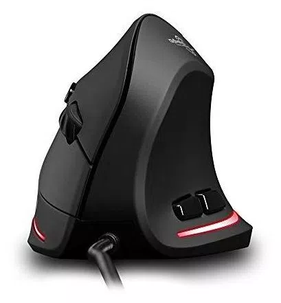 T-20 Mouse Com Fio Vertical Mouse Ergonômico Recarregável 4 3200 DPI Opcional Portátil Gaming Mouse para Mac Computador Portátil PC