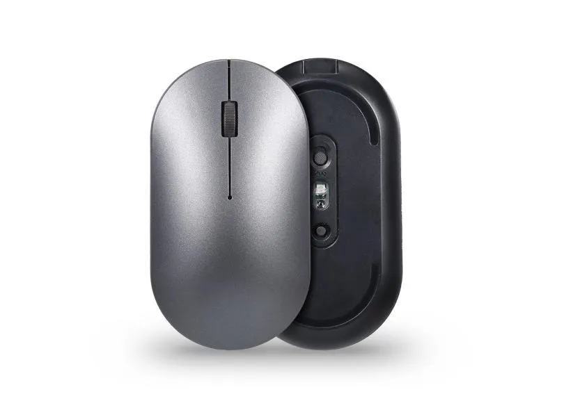 Mouse sem fio 2.4G portátil ultrafino mouse mudo recarregável mouse ergonômico para computador desktop laptop 