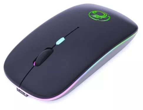 Mouse sem fio para computador rgb Mouse Gamer USB recarregável silencioso LED mouse