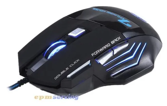 Mouse Para Games 7 Botões Conexão Usb