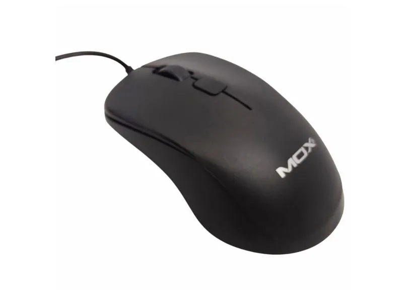 Mouse com fio usb para computador óptico 3d 800dpi mox