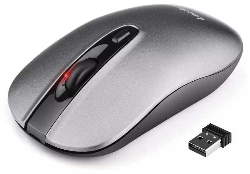 Mouse de computador sem fio recarregável LeadsaiL, 2.4G Portátil Slim Cordless Mouse Less Noise para Laptop Optical Mouse com 5 níveis de DPI ajustáveis Mouse USB para laptop, deskbtop, MacBook