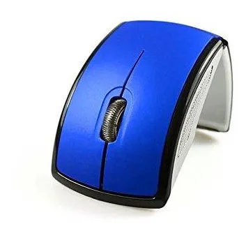 Mouse óptico dobrável sem fio sem fio Hanbaili para notebook PC