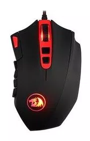 Mouse Gamer Redragon Perdition 3 Black 12400DPI 18 Botões Programáveis 5 Memórias - M901-2