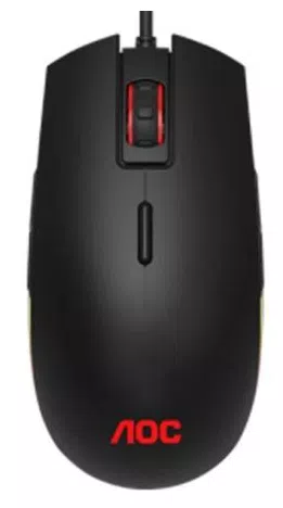 Mouse Gamer Aoc Gm500 5.000 Dpi Rgb Customizavel 8 Botoes Macro Manager 