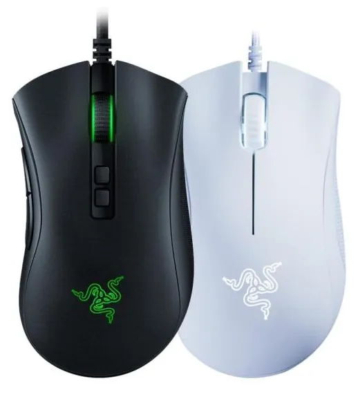 Razer-mouse com fio para jogos modelo deathadder essential, com 5 botões independentes, com sensor