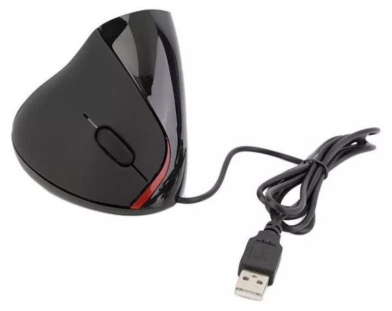 5D Wired Optical Gaming Mouse com USB porttil 2400dpi 2.4GH Ergonomic Vertical Vertical Rato Para Desktop