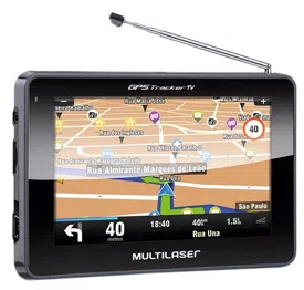 GPS Automotivo Multilaser Gps Tracker III GP034 4,3 " TV Digital
