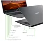 Notebook Acer Aspire 3 A315-56-569F Intel Core i5 1035G1 15,6" 4GB SSD 256 GB Linux