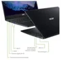 Notebook Acer Aspire 3 A315-23-R0LD AMD Ryzen 5 3500U 15,6" 12GB HD 1 TB Windows 10