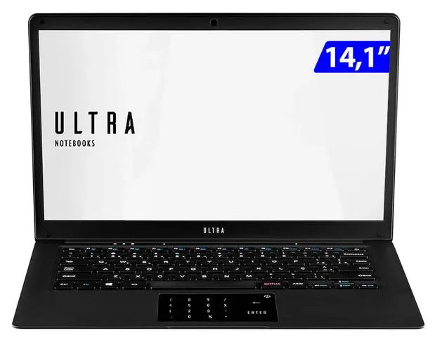 Notebook Ultra UB233 Intel Celeron Dual Core N4020 14,1" 4GB SSD 120 GB Linux Touchpad Numérico