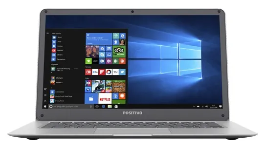 Notebook Positivo Q232 Intel Atom x5 Z8350 14" 2GB eMMC 32 GB Windows 10