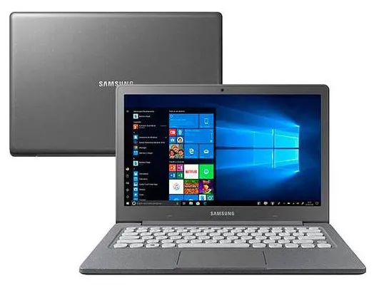 Notebook Samsung Flash F30 NP530XBB-AD1BR Intel Celeron N4000 13,3" 4GB eMMC 64 GB Windows 10 Leitor Biométrico