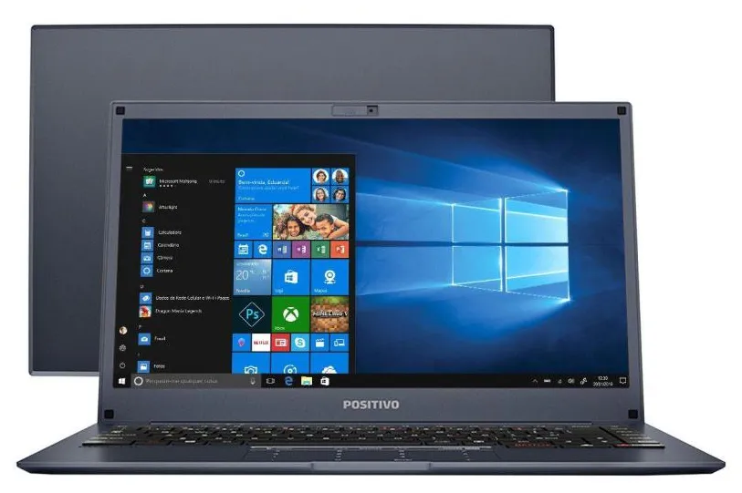 Notebook Positivo Motion Q432B Intel Atom 14" 4GB eMMC 32 GB Windows 10