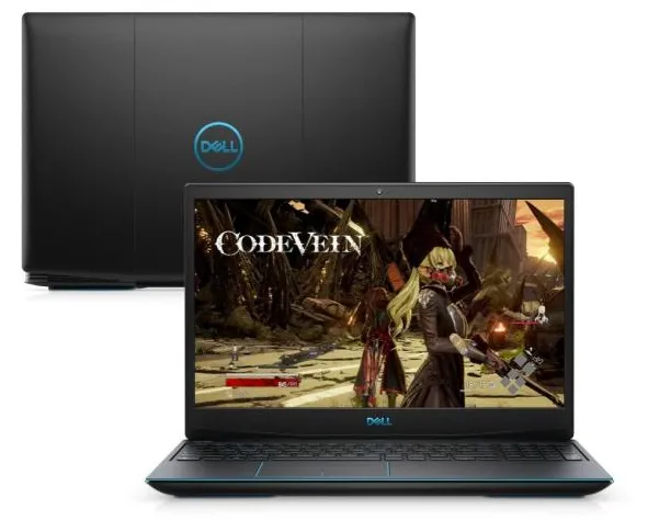 Notebook Gamer Dell G3 G3-3590-M30P Intel Core i7 9750H 15,6" 16GB HD 1.000 GB SSD 240 Windows 10 GeForce GTX 1660 Ti Max-Q