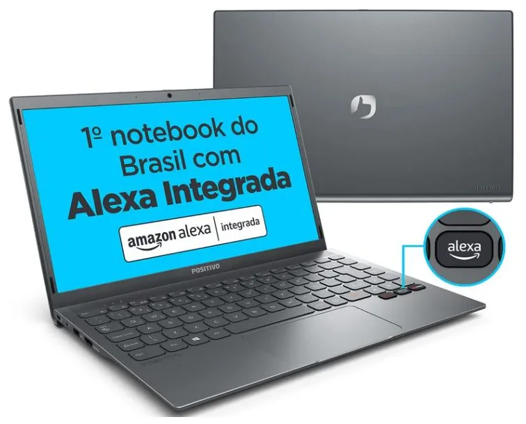 Notebook Positivo Motion C4120F-AX Intel Celeron Dual Core N4020 14" 4GB SSD 128 GB Windows 11