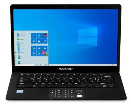 Notebook Multilaser Legacy Book PC311 Intel Pentium J3710 14" 4GB eMMC 64 GB Windows 10 Touchpad Numérico