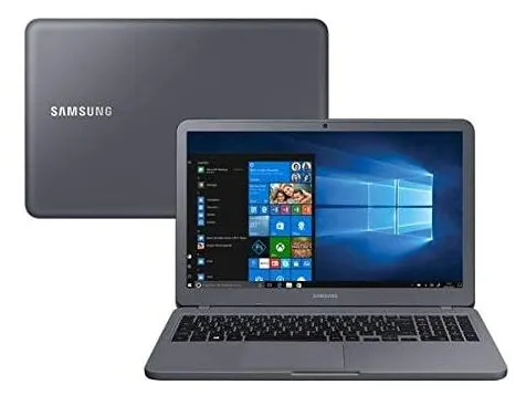 Notebook Samsung Essentials E20 NP350XAA-KDABR Intel Celeron 3865U 15,6" 4GB HD 500 GB Windows 10